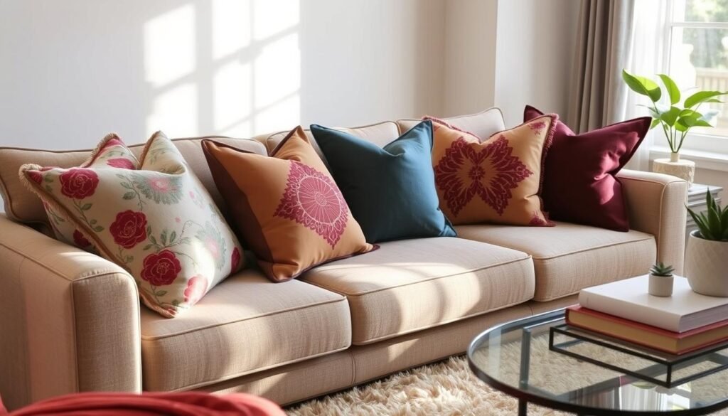 Accent Pillow Styling in Living Spaces