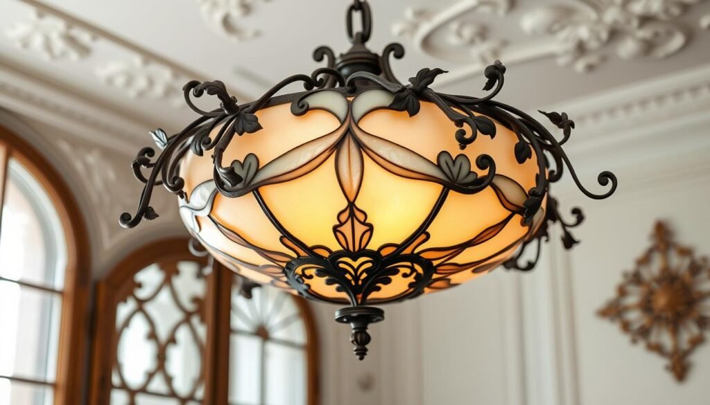 Art Nouveau Pendant Light Design