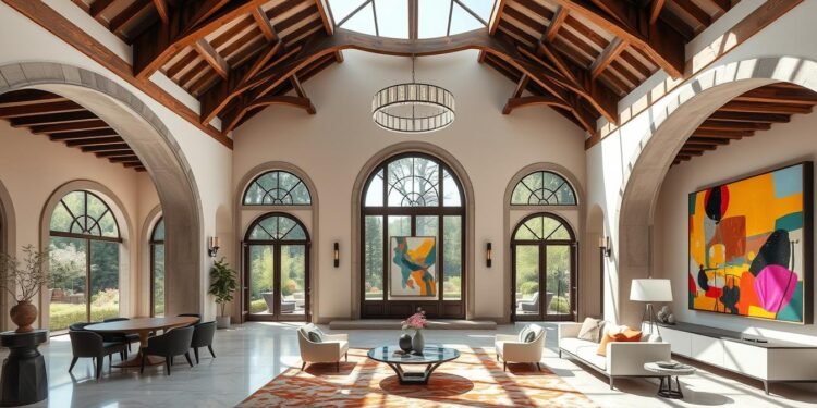 Blending Traditional Architecture with Modern Décor