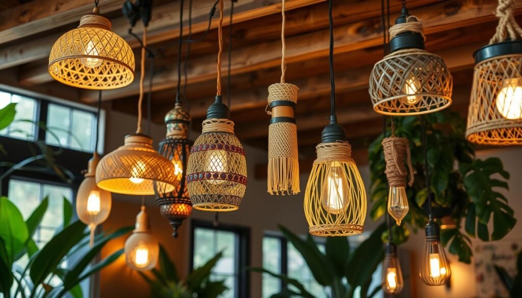 Bohemian pendant lighting