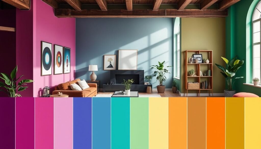 Color Palette Selection for Living Rooms