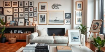 Displaying Art in Living Rooms