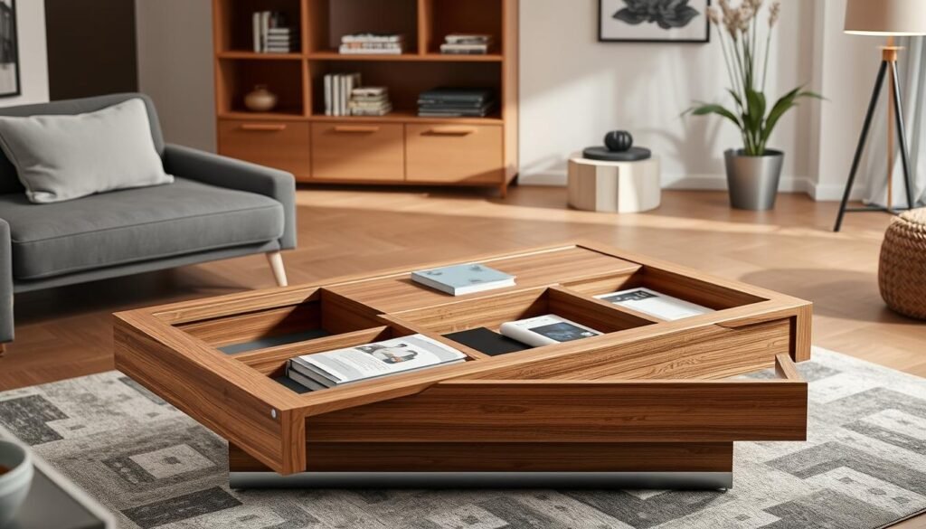 Expandable Coffee Tables with Storage