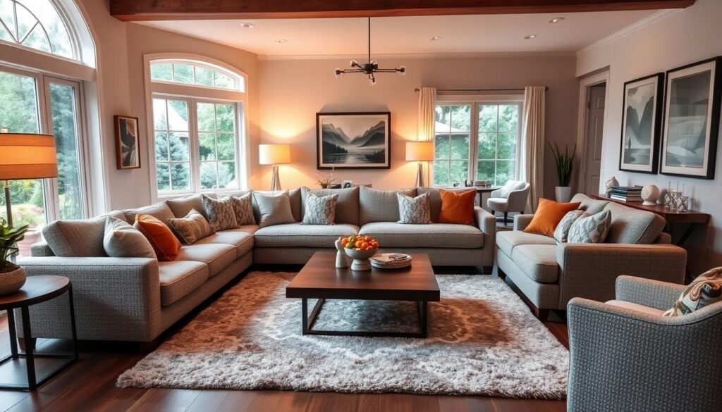 Family Room Sectional Design