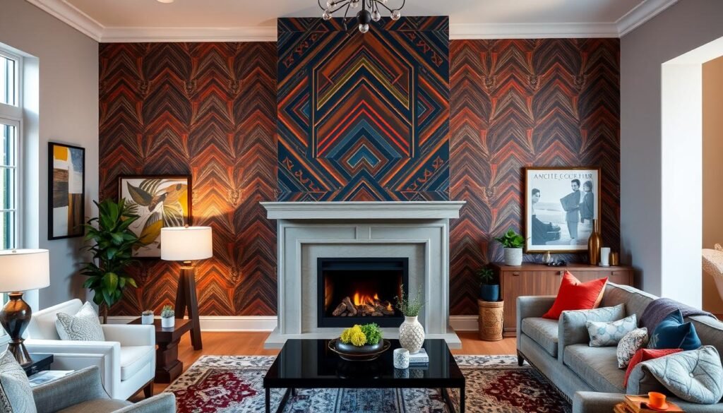 Fireplace Accent Wall Design