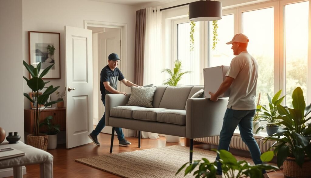 Furniture delivery and installation