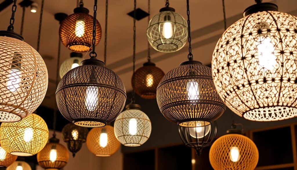 Globe and Basket Style Pendant Lights