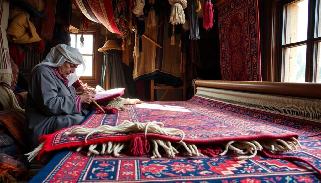 Handmade Persian Rug Construction