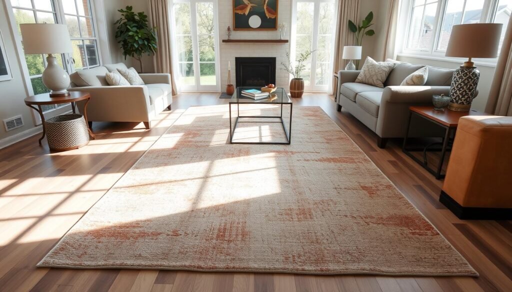 High-Traffic Area Rug Placement