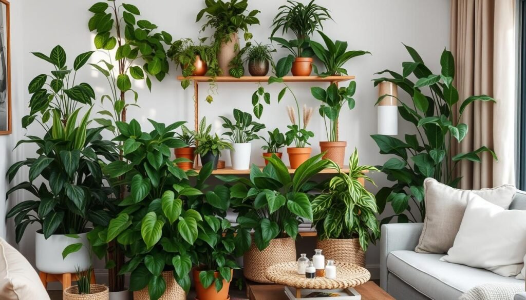 Indoor Plants Texture Design