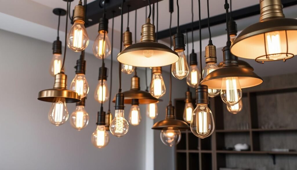 Industrial Style Multi-Pendant Lighting Configurations