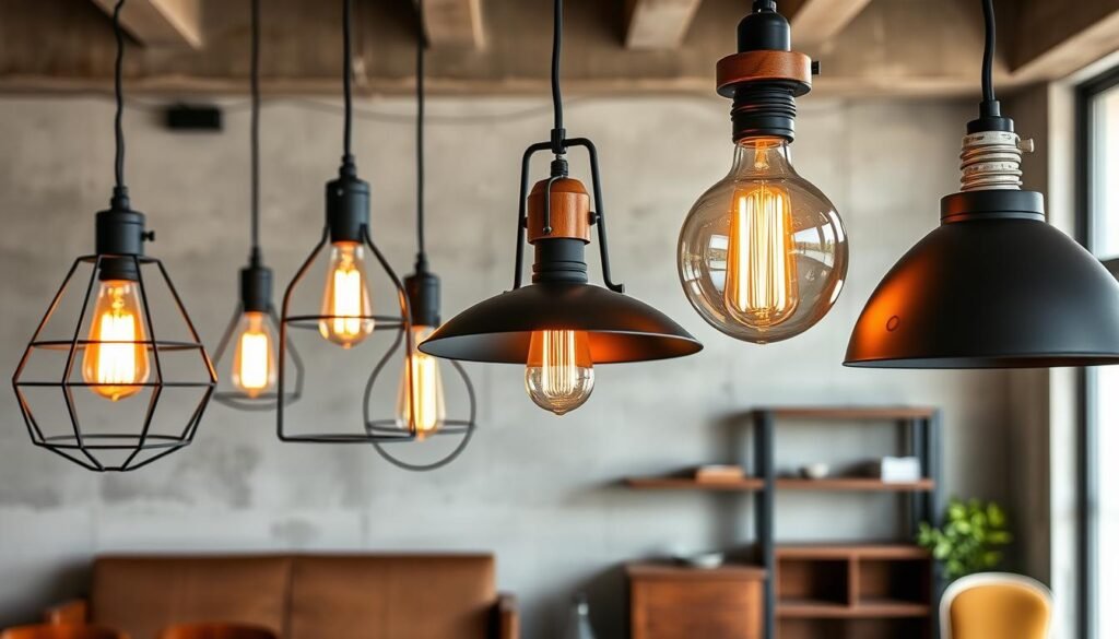 Industrial and Mid-Century Modern Pendant Lighting Design