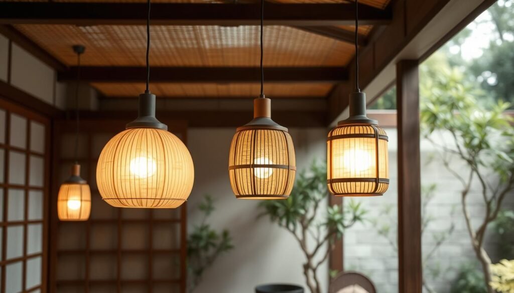 Japanese Style Pendant Lights