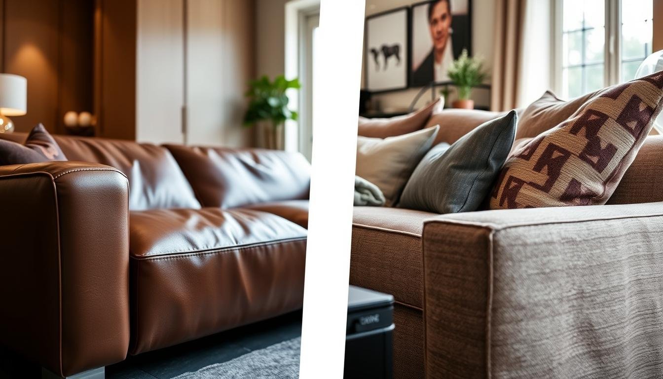 Leather vs. Fabric Sofas