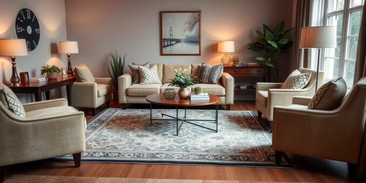 Living Room Rug Placement