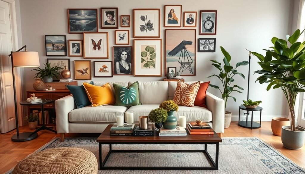 Living room decor elements