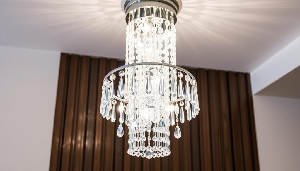 Luxury crystal pendant light