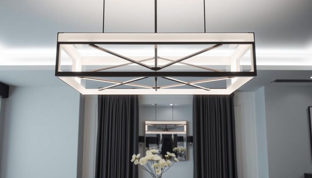 Minimalist Geometric Chandelier Design