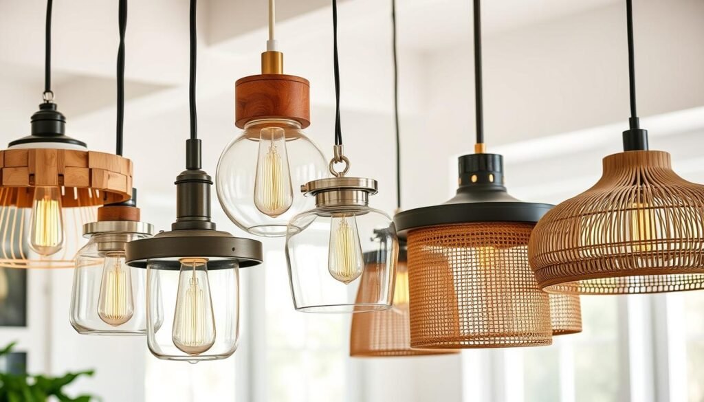 Modern Farmhouse Pendant Light Materials