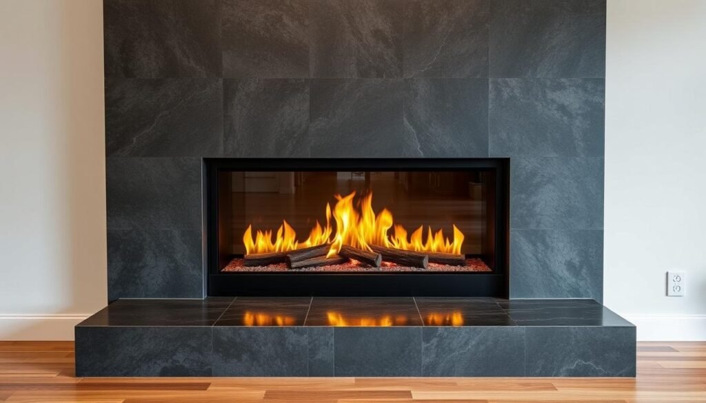 Modern Fireplace Materials and Textures