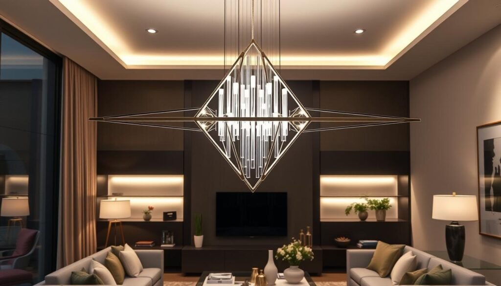 Modern Linear Chandeliers