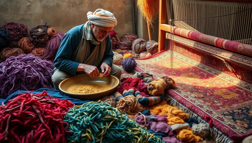 Natural Dyes in Persian Rug Making