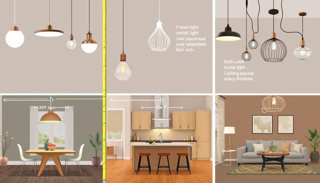 Pendant light installation guide