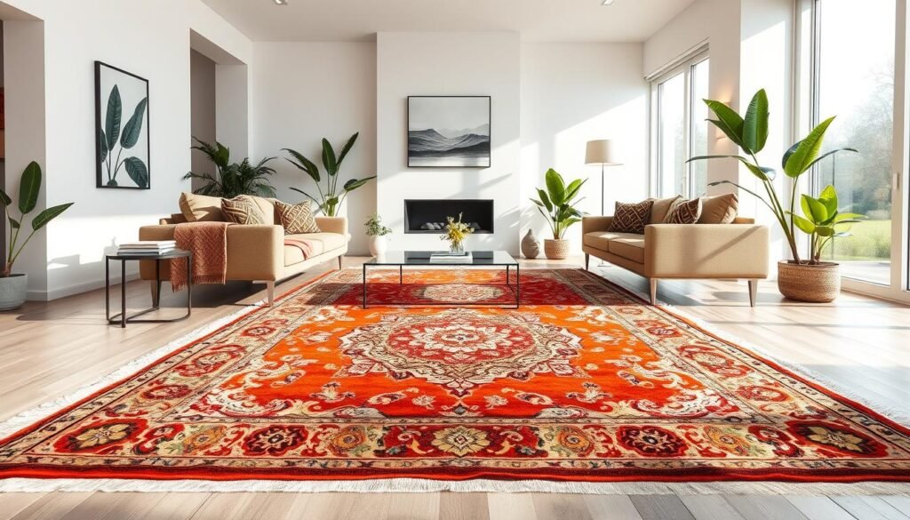 Persian Rug in Modern Interior