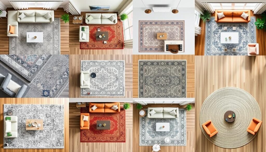 Rug Placement in Different Room Shapes