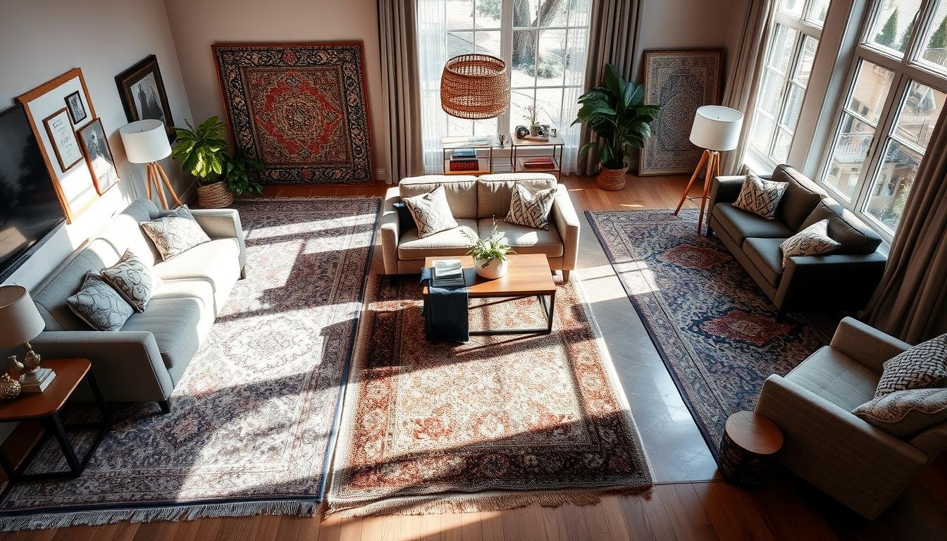 Rugs for Defining Zones in Interior Design