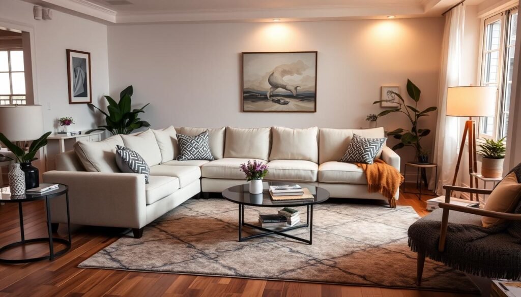 Sectional Sofa Rug Placement