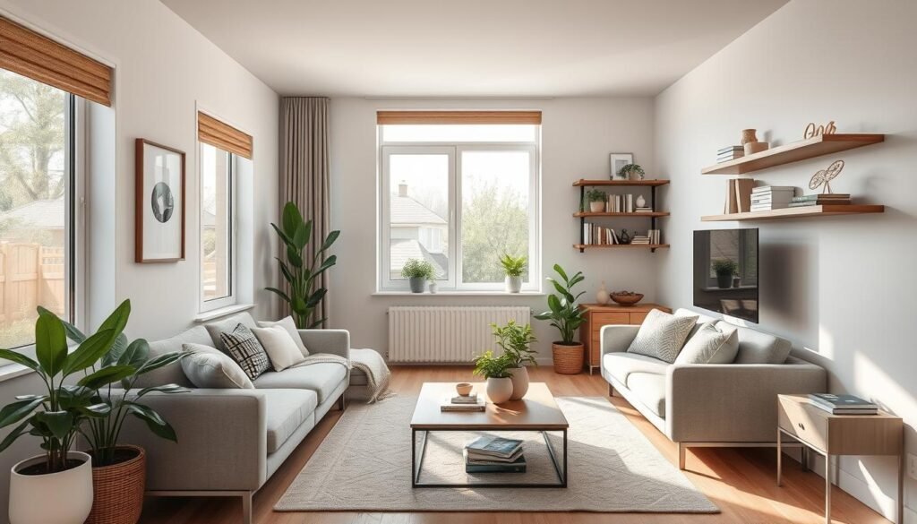 Small Living Room Space Optimization