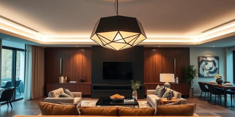 Statement Lighting for Living Rooms