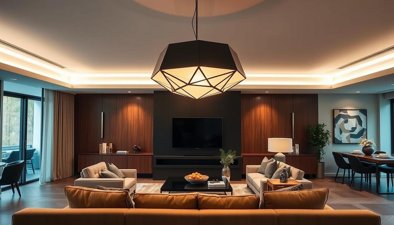 Statement Lighting for Living Rooms