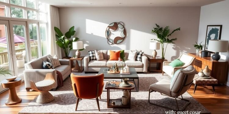 Symmetry vs. Asymmetry in Furniture Layout