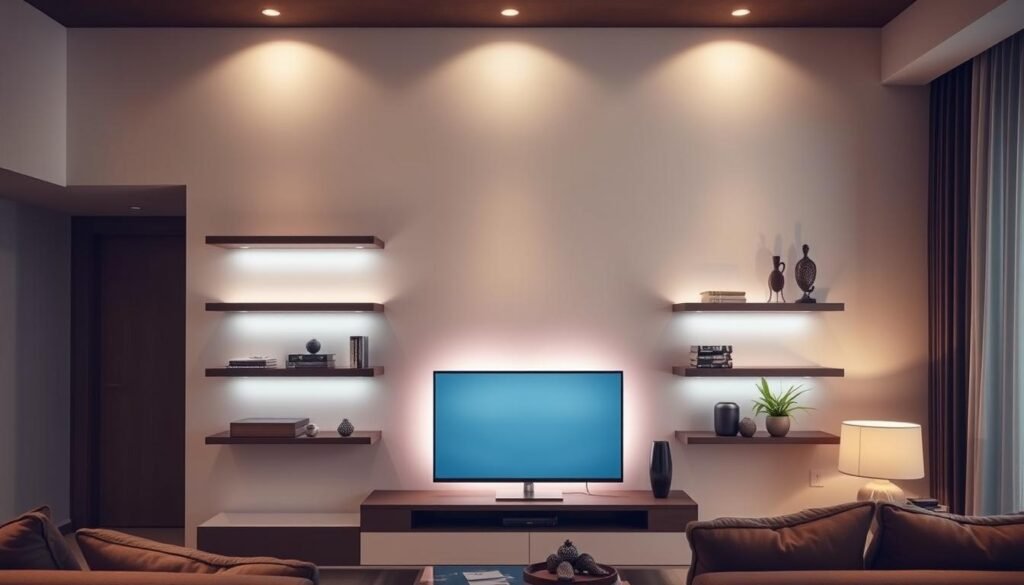 TV Lighting Setup