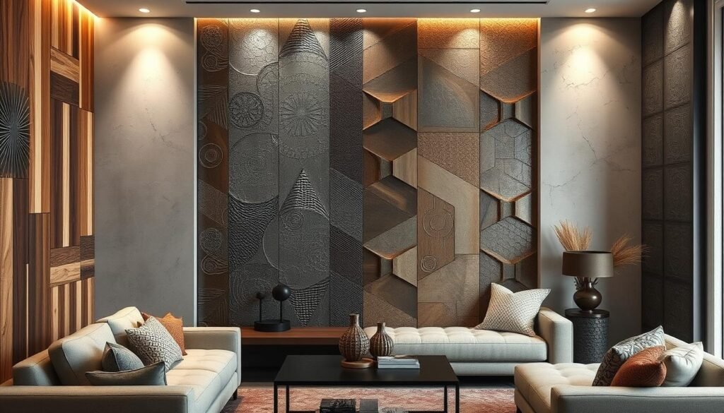 Textured wall treatments