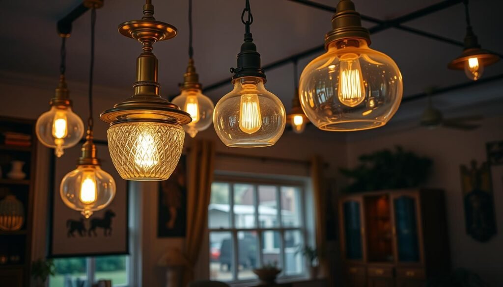 Vintage pendant lights