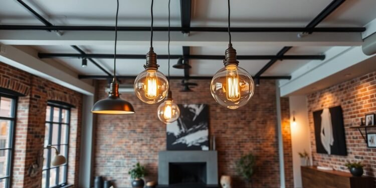 industrial style pendant lights