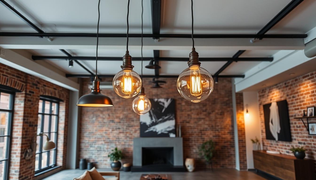 industrial style pendant lights