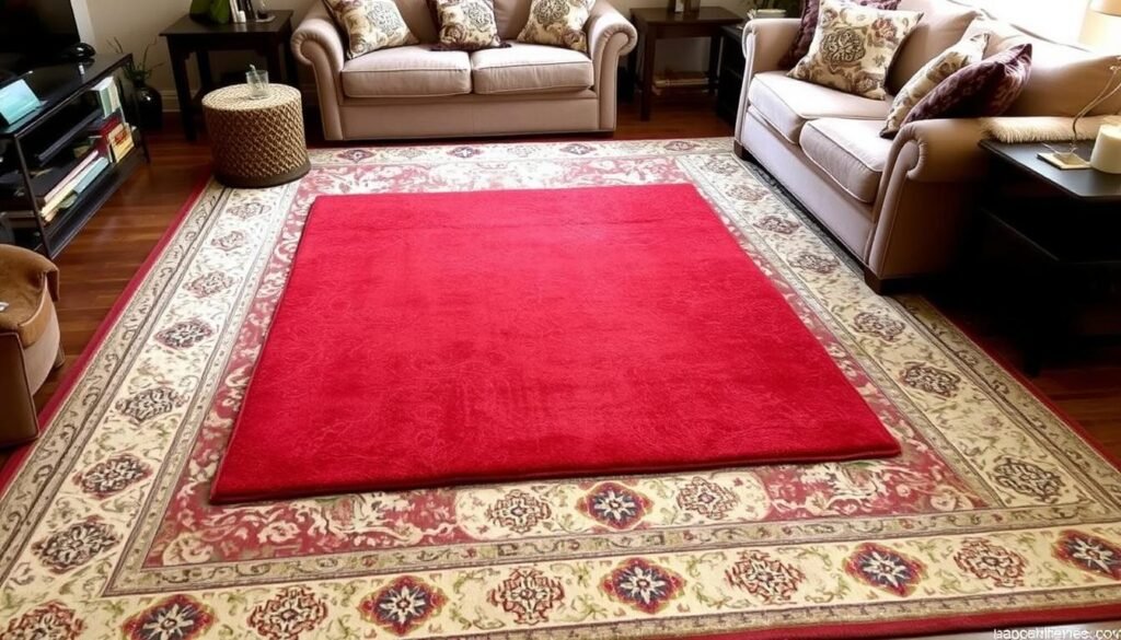 layering rugs