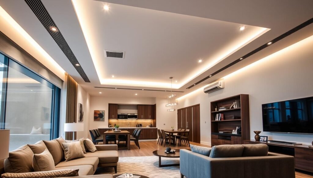 recessed lighting configuration