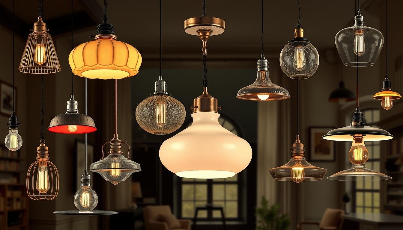 vintage style pendant lights