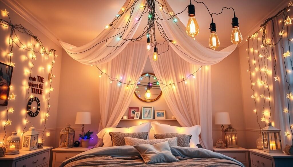 Bedroom Fairy Light Styles