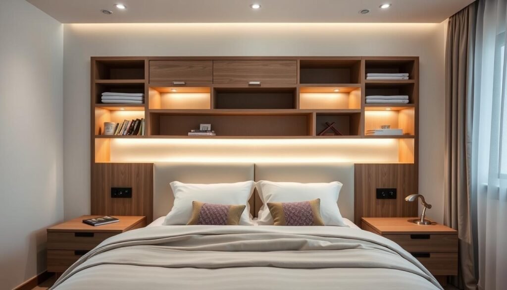 Bedroom Storage Solutions Headboard