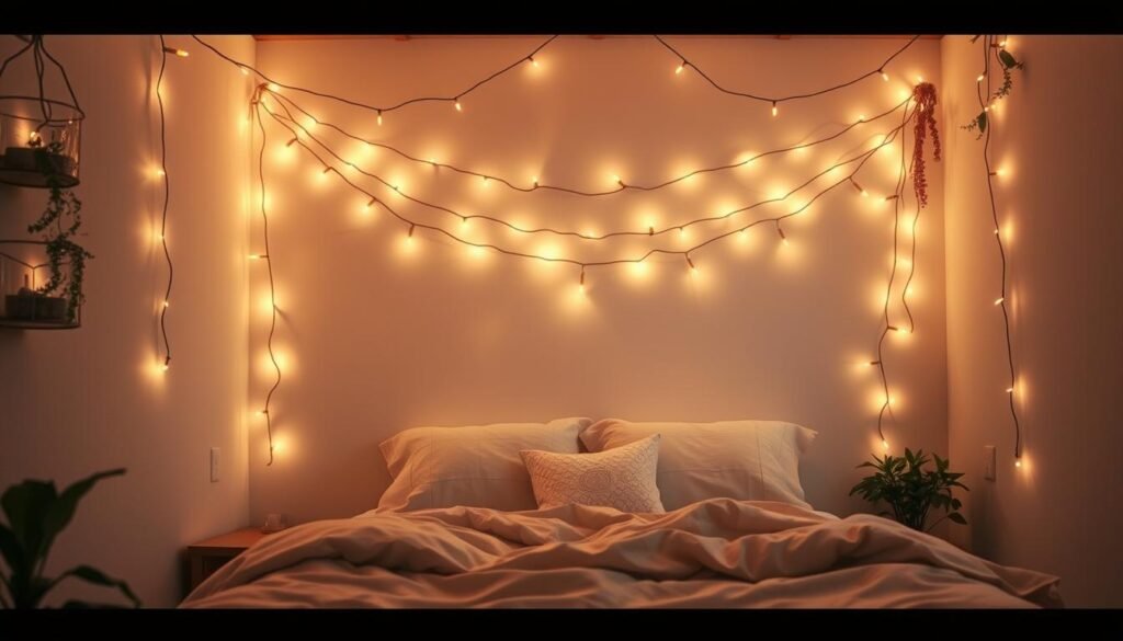 Bedroom String Lights Decoration