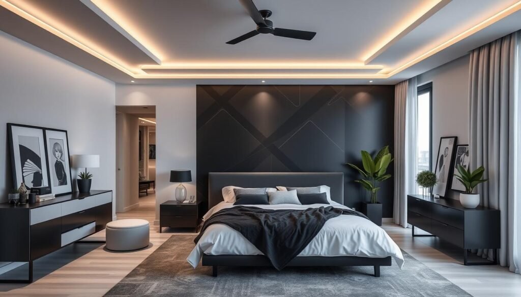 Black Accent Wall Design