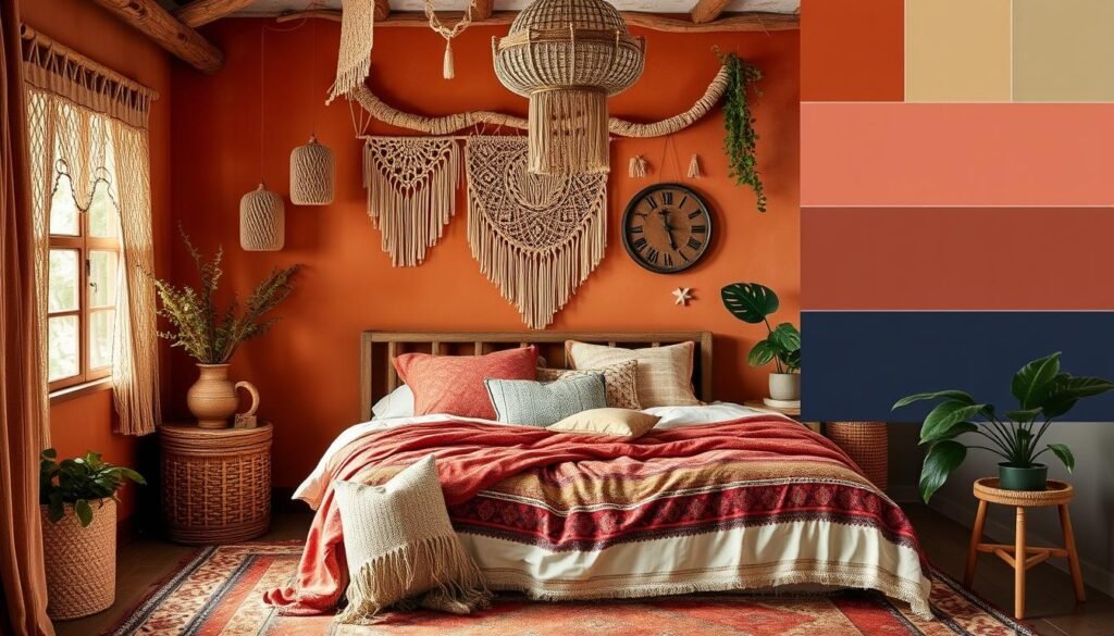 Boho Bedroom Color Palette