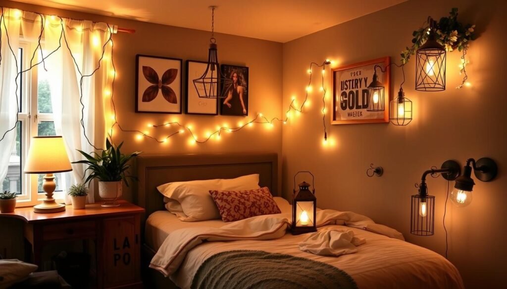 DIY Bedroom Lighting Projects