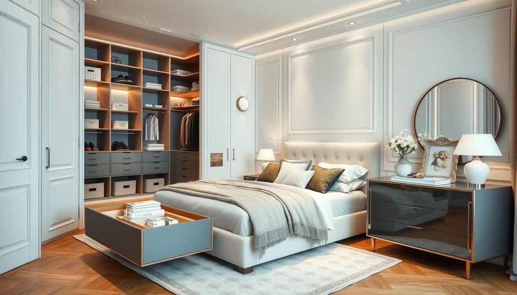 Elegant Bedroom Storage Solutions